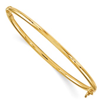 Leslie's 14K Polished Hinged Bangle