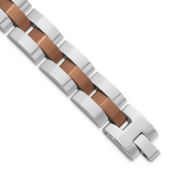 STAINLESS STEEL W/ PVD BROWN COAT 8.5" -