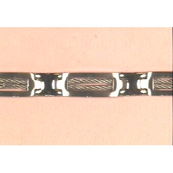 MEN'S TUNGSTEN CARBIDE 9" BRACELET -