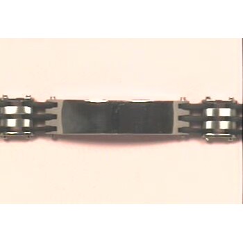 MEN'S TUNGSTEN CARBIDE I.D. BRACELET - 8" Bracelet