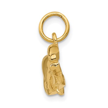14k Sports Car Charm — alternate view