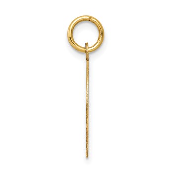 14k Polished CONFIRMATION with Dove Round Charm — alternate view