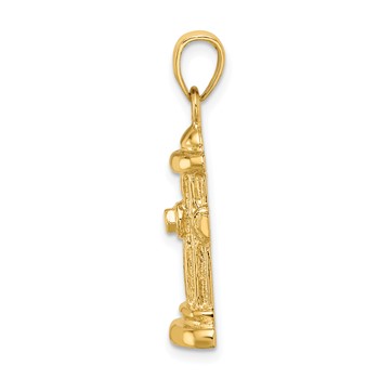 14k 2-D Fire Hydrant Charm — alternate view