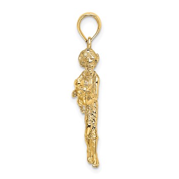 14k Mother and Baby Charm — alternate view
