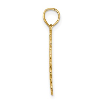 14k MOTHER in Lace Heart Charm — alternate view