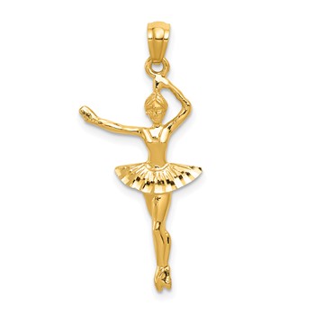14k Ballerina Pendant