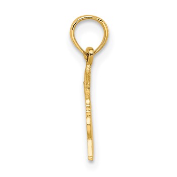 14K #1 DRUMMER Charm — alternate view