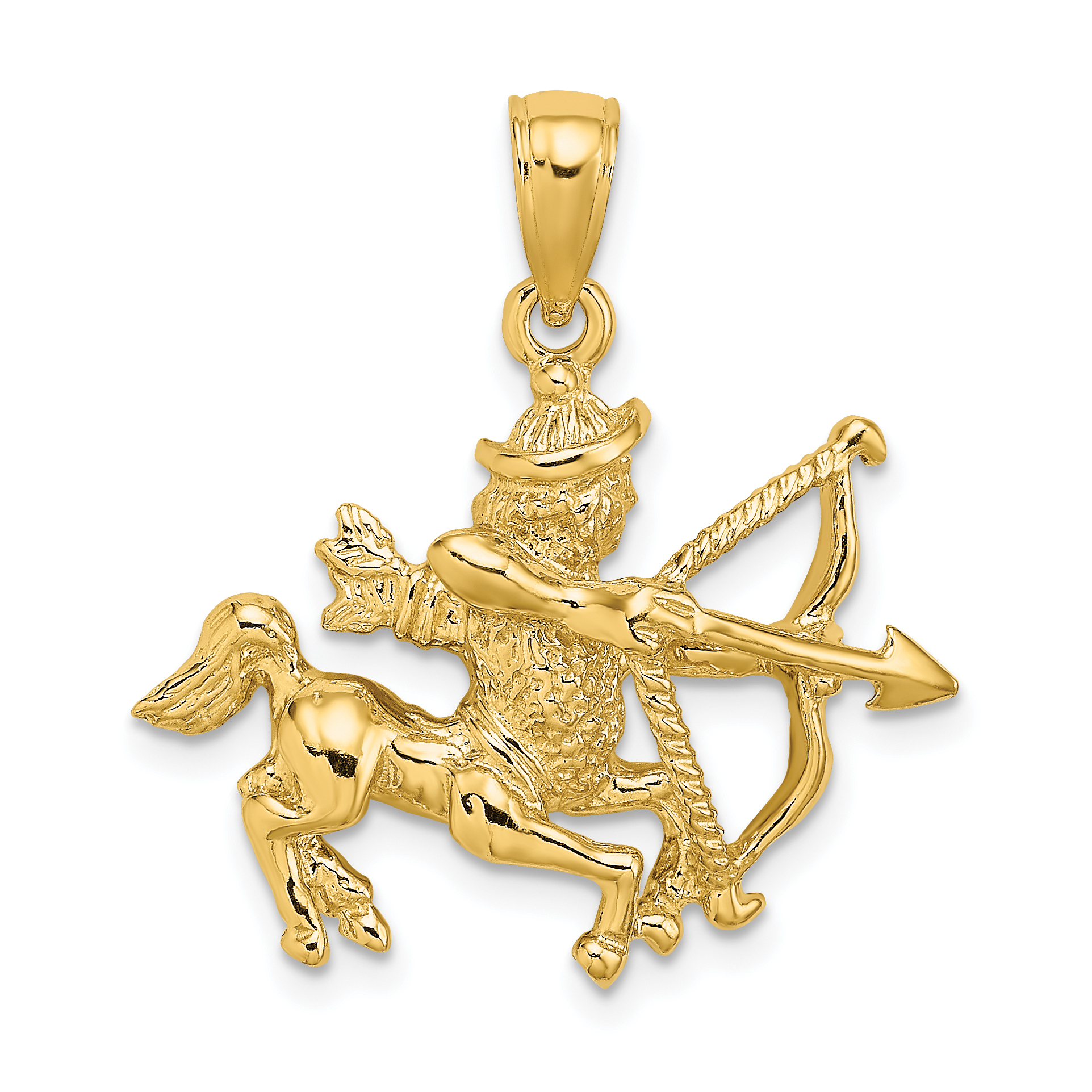 14k Gold Sagittarius Sign Necklace | Zodiac Jewelry | mazi + zo