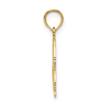 14k ALOHA Palm Tree Charm — alternate view