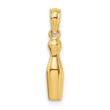 14k 3-D Bowling Pin Charm