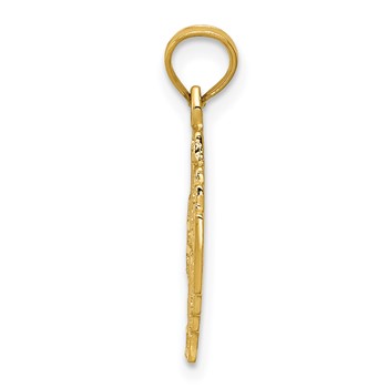 14k Jerusalem Cross Pendant — alternate view