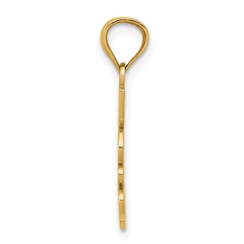 14k I LOVE MY WIFE Pendant — alternate view