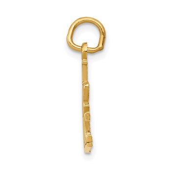 14K I LOVE MUSIC Charm — alternate view