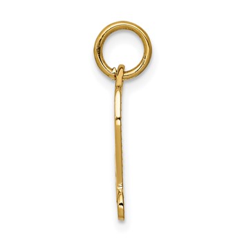 14k DIPLOMA Engravable Charm — alternate view