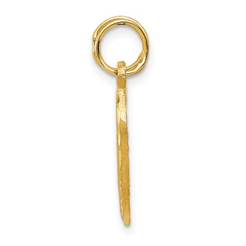 14k 2-Piece Break-Apart MY LOVE TO YOU I GIVE MY HEART Charm — alternate view