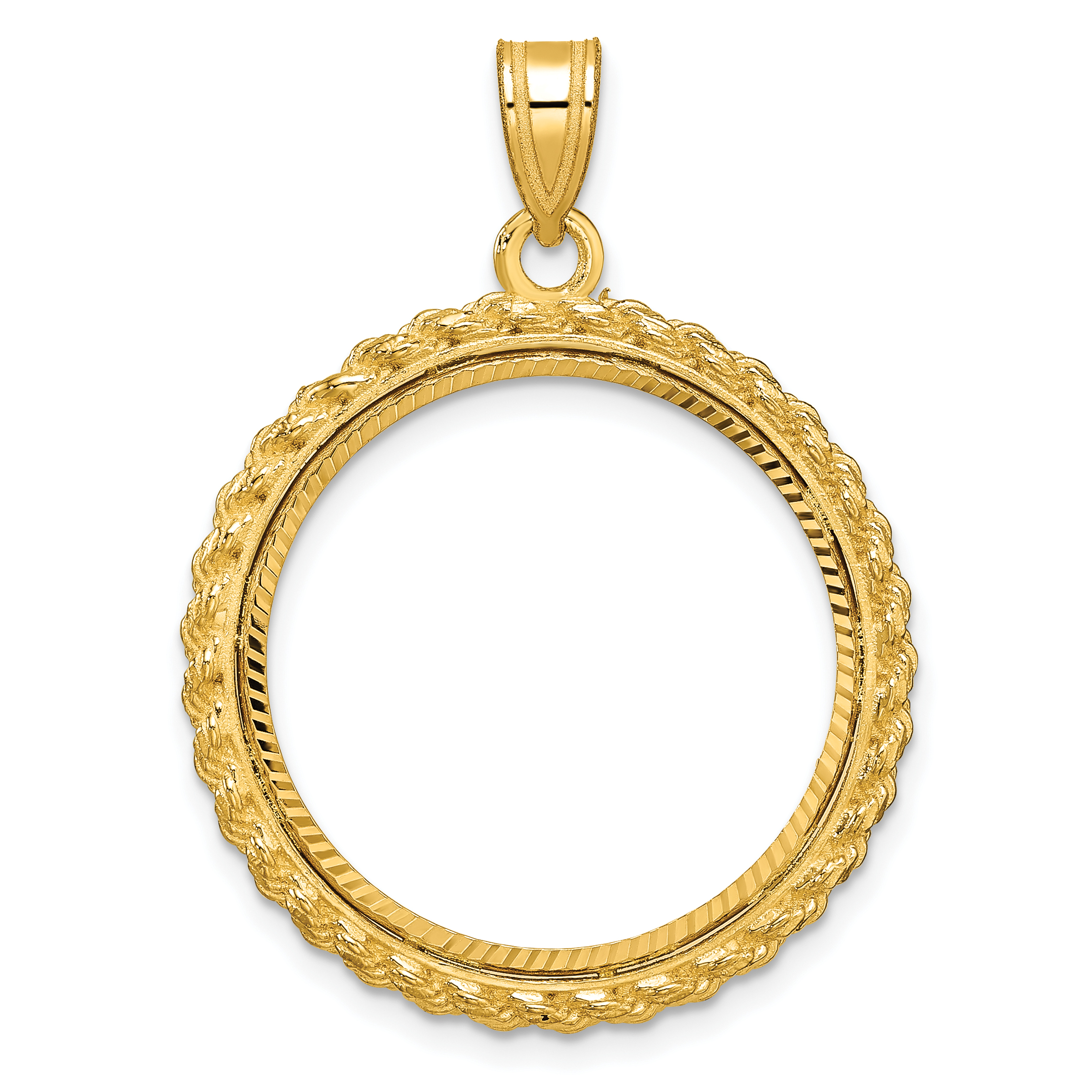 Diamond on sale coin bezel