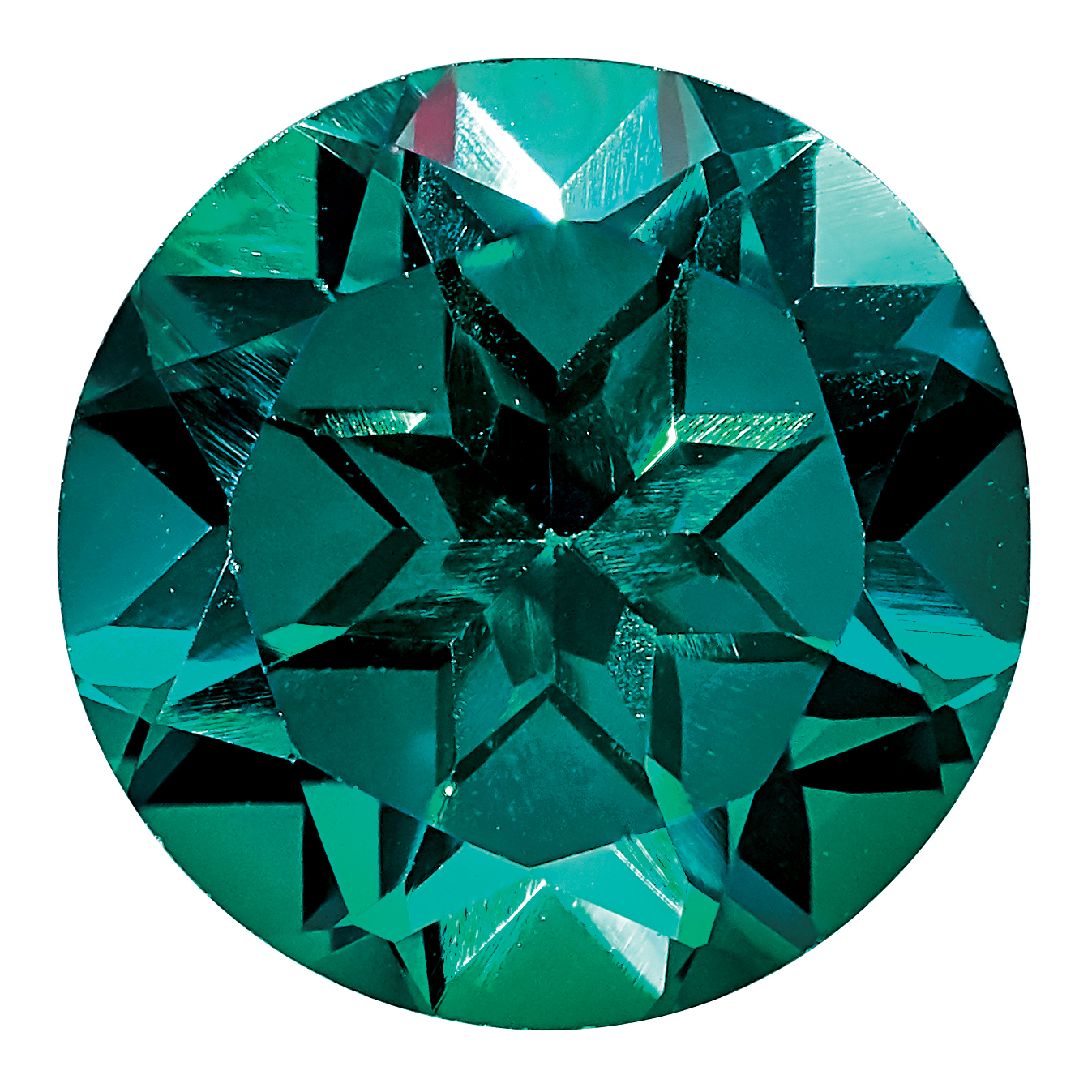 Created Emerald 2.5mm Round - Quality Gold