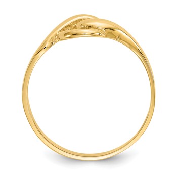 14k Free Form Ring — alternate view