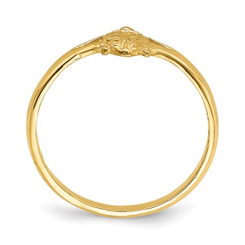 14k Ladybug Size 1 Baby / Childs Ring — alternate view