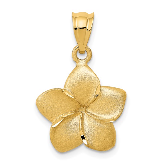 14K FLORAL authentic CHARM