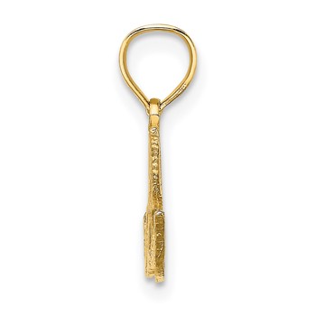 14K Polished HAPPY ANNIVERSARY Charm — alternate view