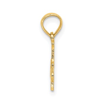 14k  #1 GRANDMOTHER Charm — alternate view