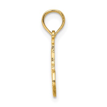 14K #1 BROTHER Charm — alternate view