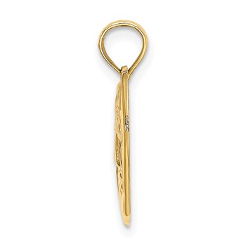 14K Comedy/Tragedy Charm — alternate view