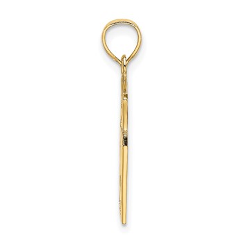 14K Comedy/Tragedy DRAMA in Frame Charm — alternate view