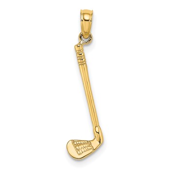 14K 3-D Golf Club Charm