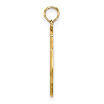 14k HILTON HEAD Map Charm — alternate view