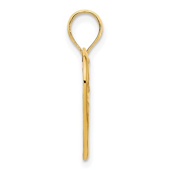 14k Heart in Heart Pendant — alternate view