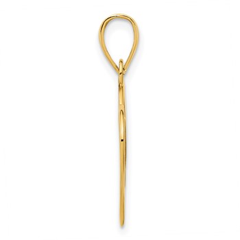 14k 15 in Heart Pendant — alternate view