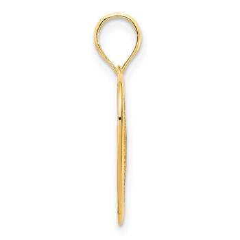 14k Fancy Filigree Heart Pendant — alternate view