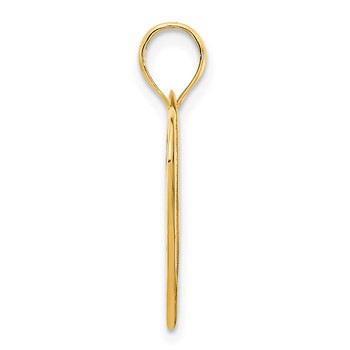 14k Open Heart Pendant — alternate view