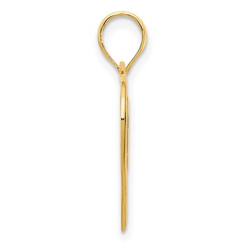 14k Heart in Heart Pendant — alternate view