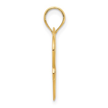 14k Heart in Heart Pendant — alternate view