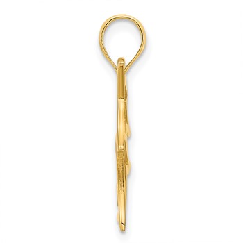 14k Cut-out Unicorn Pendant — alternate view