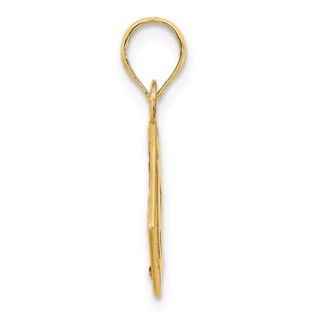 14k Lighthouse Compass Pendant — alternate view