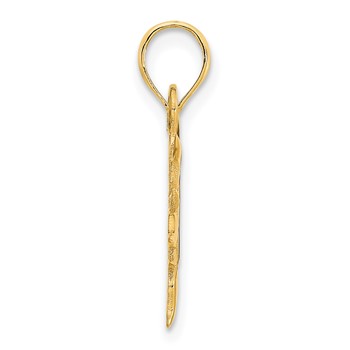 14k Epoxy I LOVE MY SUNSHINE Sun Pendant — alternate view