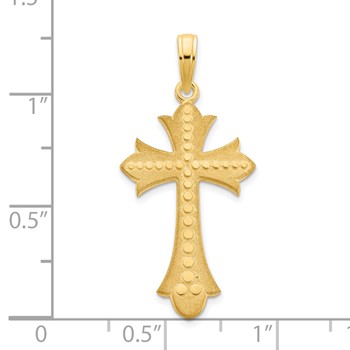 14k Cross Pendant — alternate view