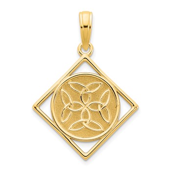 14k Fancy Celtic Knot Pendant