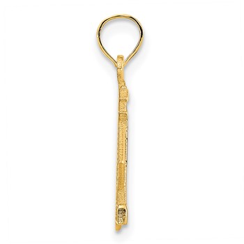 14k Lighthouse and Anchor Charm — alternate view