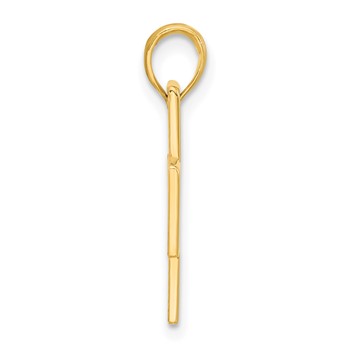 14k Polished Greek Cross Pendant — alternate view