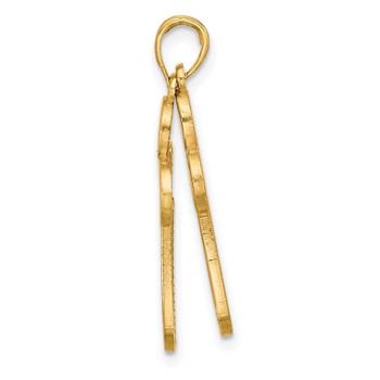 14k Fancy Pendant — alternate view