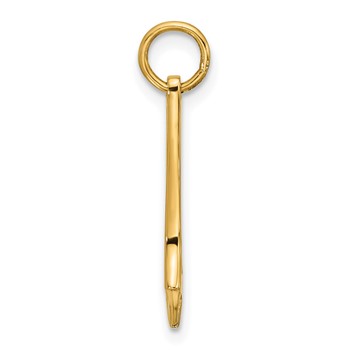 14k Fancy Adjustable Wrench Charm — alternate view