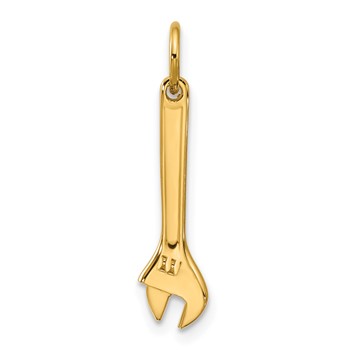 14k Fancy Adjustable Wrench Charm