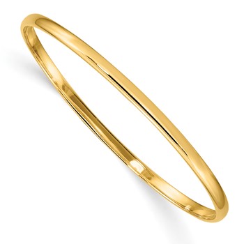 14k Slip-on 2.5mm Baby Bangle Bracelet