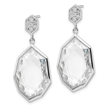 SS WP CZ EARRING — alternate view