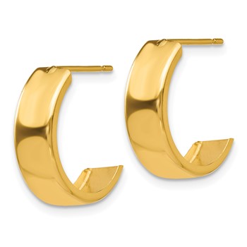 14K Hoop Earrings — alternate view